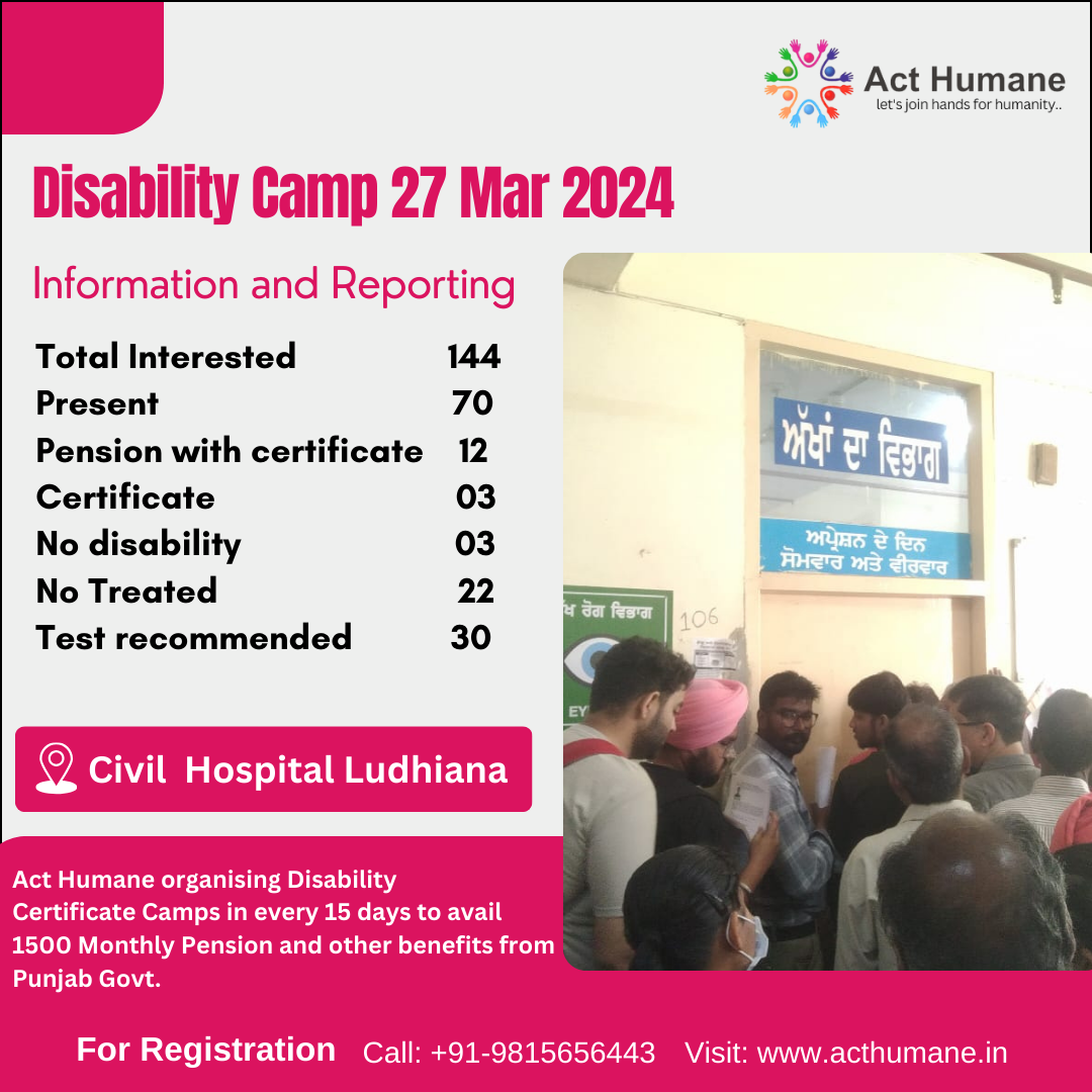 Charitable Society in Punjab | NGO in Ludhiana | Act Humane By Harleen Kaur