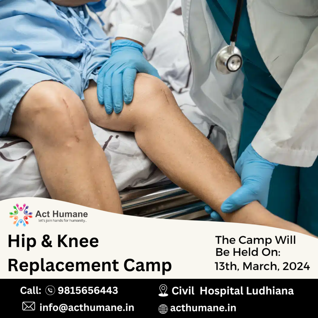 hip & knee replacement camp ludhiana punjab