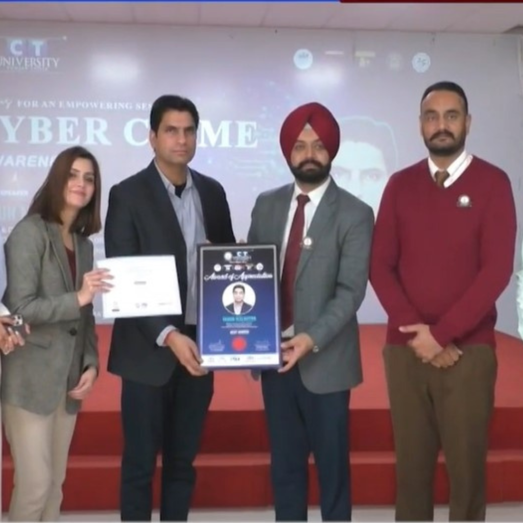 Cybersecurity Awareness Camp at CT University, Ludhiana on November 26, 2024