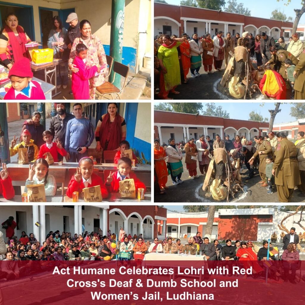 Celebrates Lohri with Red Cross's Deaf & Dumb School and Women’s Jail, Ludhiana