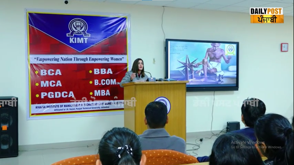 Cyber Security Seminar at Khalsa Women College