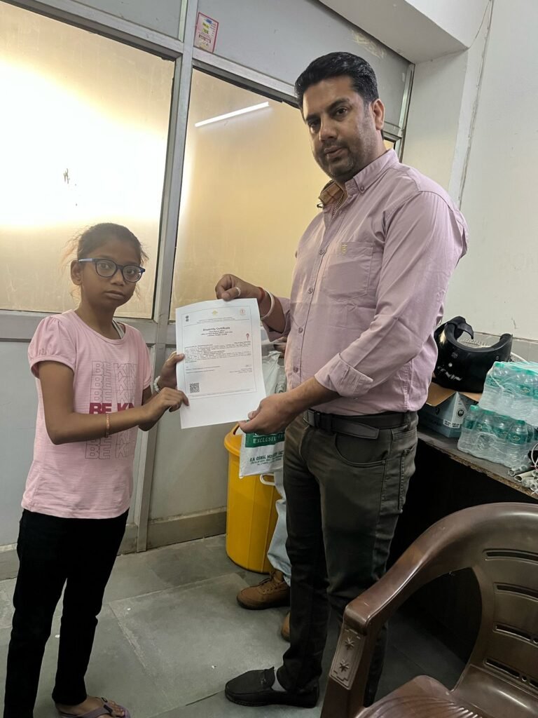 Disability Certificate Camp 23-April-2025 +91 98156 56443