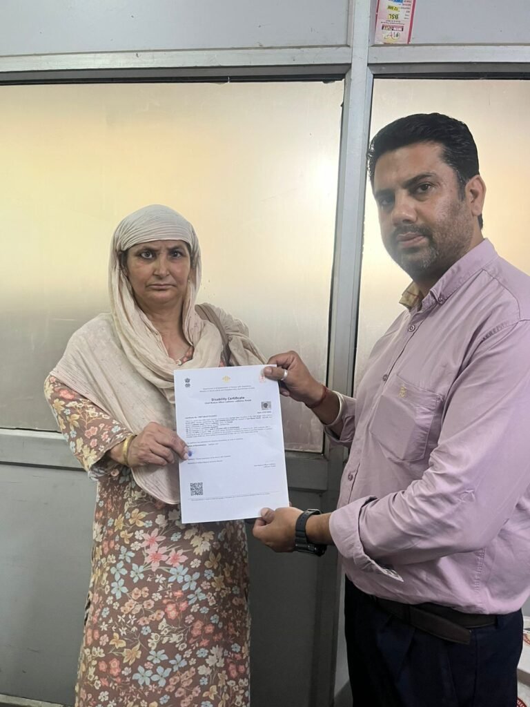 Disability Certificate Camp 18 June 2025 in Ludhiana
