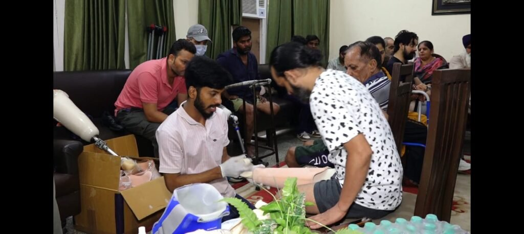 Free Artificial Limbs Camp at Red Cross Bhawan, Sarabha Nagar, Ludhiana