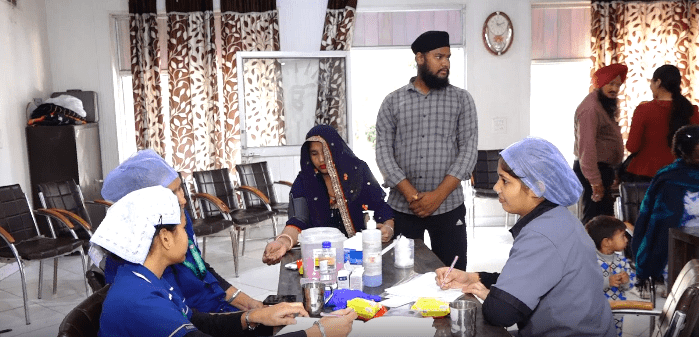 Free Health Camp at Islam Ganj by Act Humane