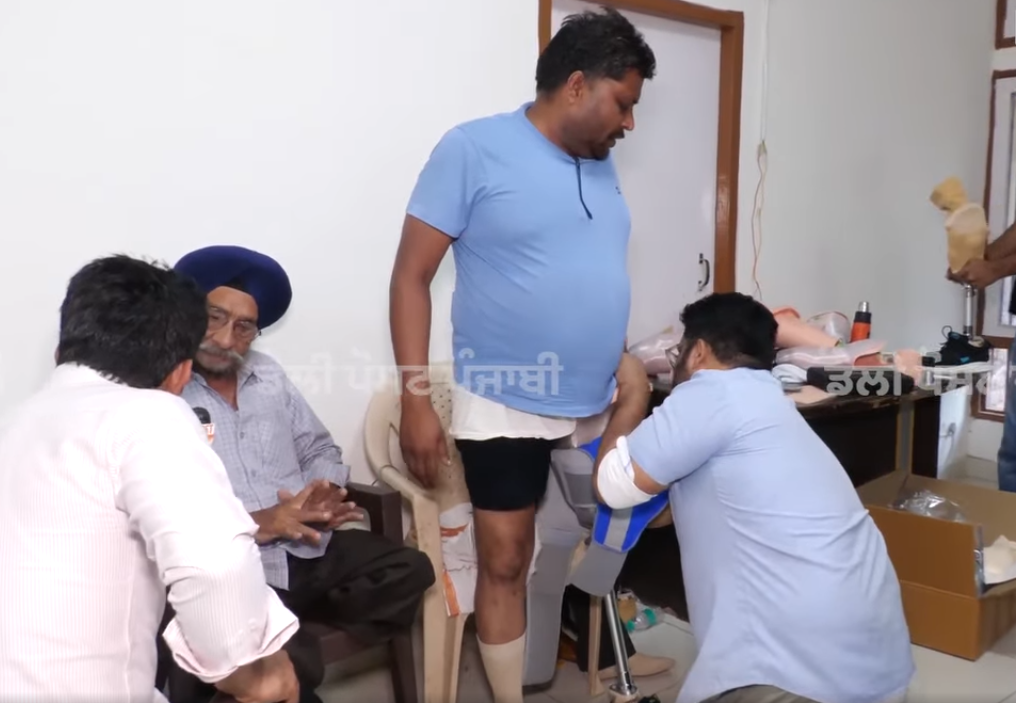 Act Humane Organises Free Artificial Limbs Camp in Chandigarh