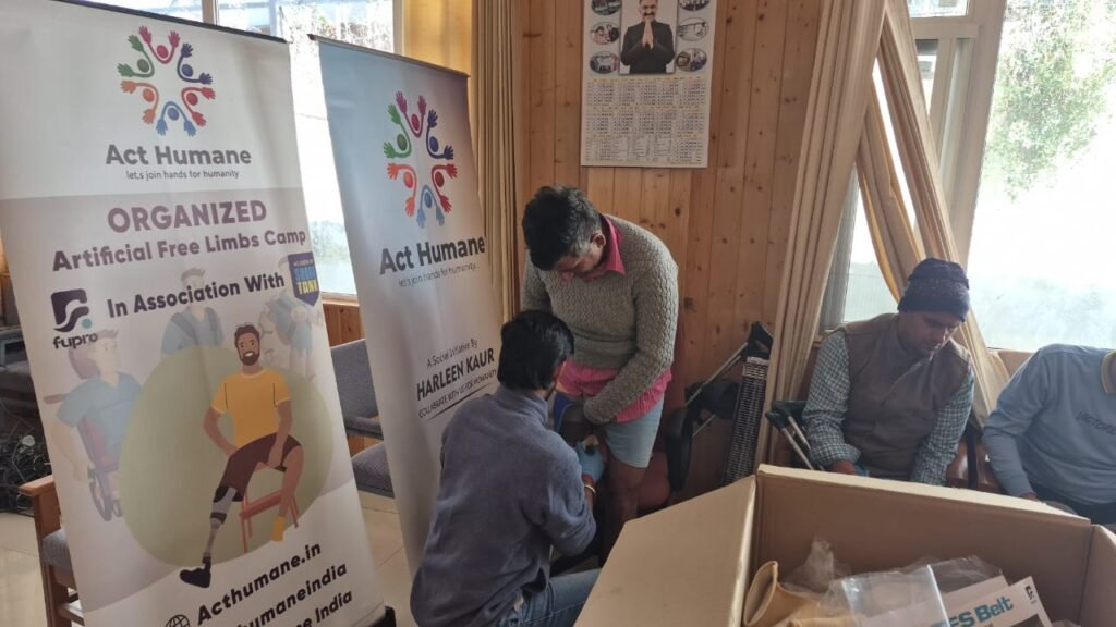 Act Humane Organised Free Artificial Limbs Camp in Shimla