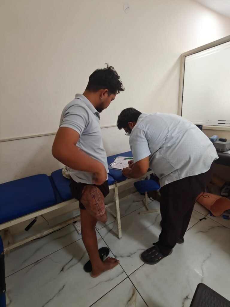 Free Artificial Limbs Measurement & Registration Camp